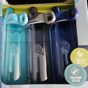 Pogo 32-oz Tritan Water Bottles, Assorted Colors (3 pk.)